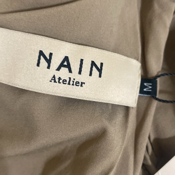 Nain Atelier handmade Plaid Brown Dress women M luxury academia Y2K event formal - Picture 7 of 10